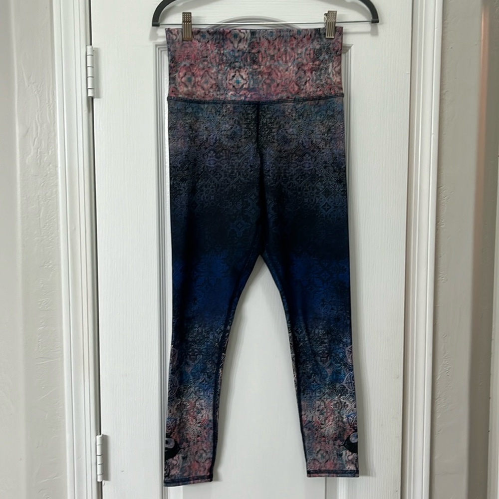 Evolution and Creation leggings, small, multicolor Buddha
